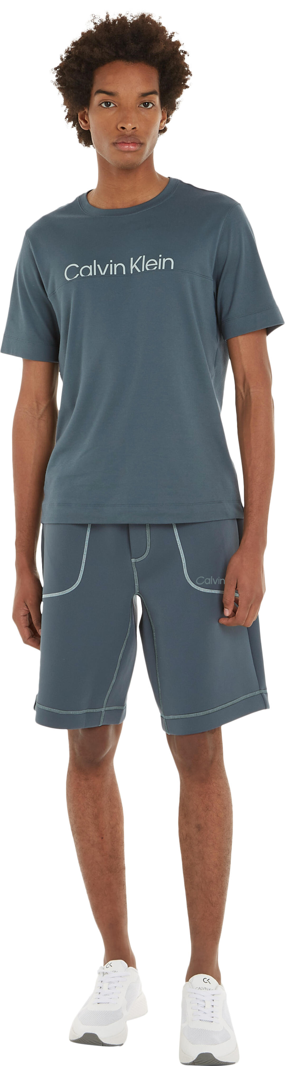 Calvin Klein PW - SS TEE Erkek Yeşil T-Shirt