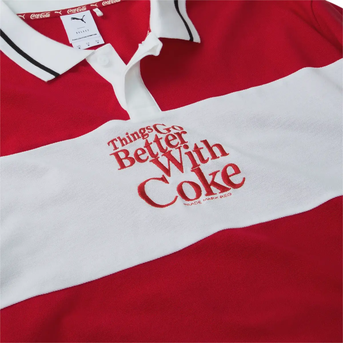 PUMA X COCA COLA Polo Kırmızı Erkek T-Shirt