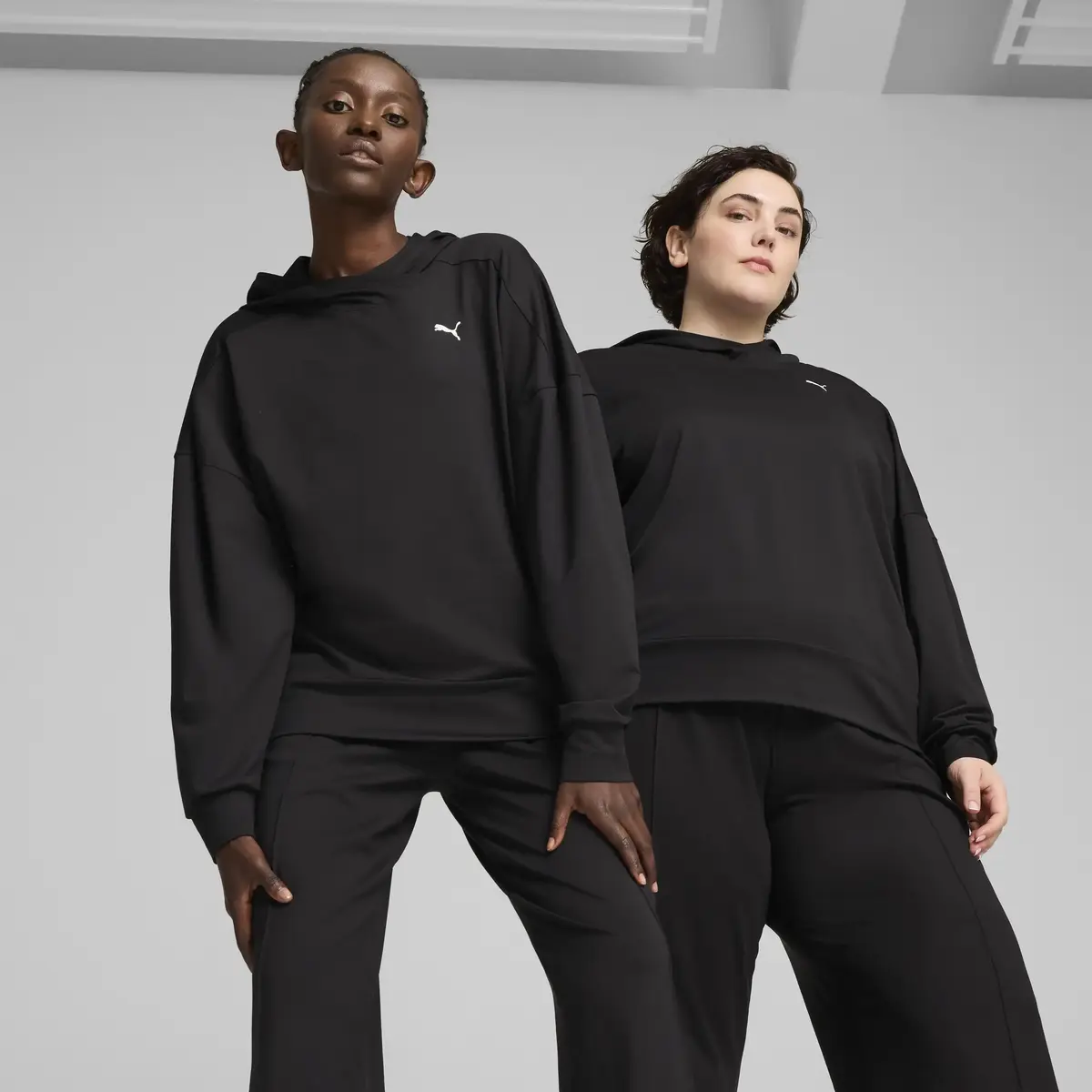 Puma CLOUDSPUN HOODIE Siyah Kadın Hoodie