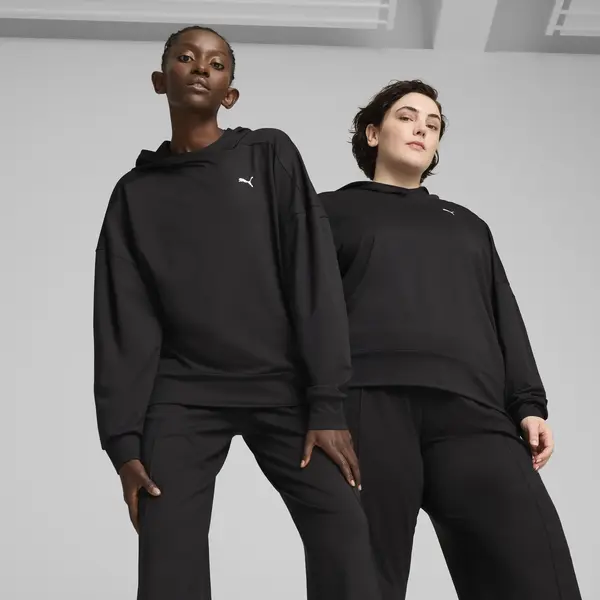 Puma CLOUDSPUN HOODIE Siyah Kadın Hoodie