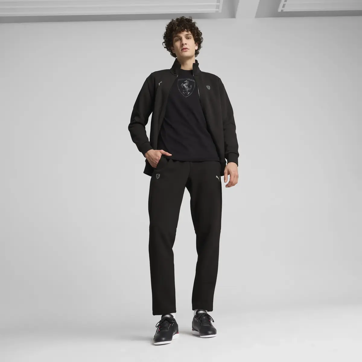 Puma Ferrari Style MT7 Jacket Siyah Erkek Sweatshirt
