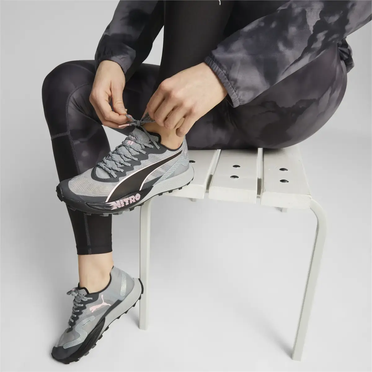 Puma Fast-Trac Apex Nitro Wns Koral Ice-Cool Yeşil Erkek Yürüyüş Ve Koşu Ayakkabısı