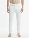 Calvin Klein SKINNY Erkek Beyaz Kot Pantolon