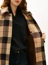 WOOL CHECK BELTED RL, 0M7