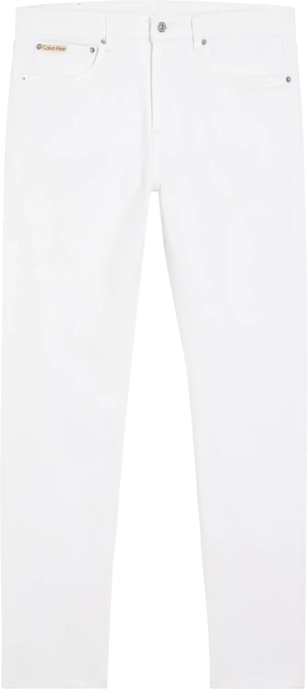 Calvin Klein SLIM TAPER, 1AA Beyaz Erkek Jean Pantolon