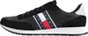 Tommy Hilfiger (NEW) TJM RUNNER CAS, BDS Siyah Erkek Spor Ayakkabı & Sneaker
