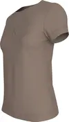Calvin Klein MONOLOGO SLIM TEE, PFW Kahverengi Kadın T-Shirt & Polo