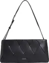 Calvin Klein CK WOVEN ELONGATED S, BEH Siyah Kadın Çanta
