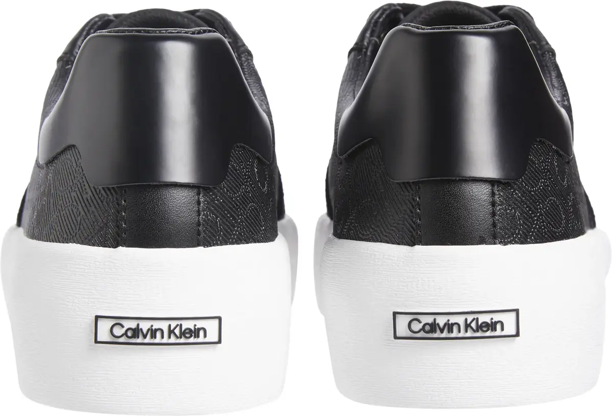 Calvin Klein VULC LACE UP - MONO, 0GR Siyah Kadın Spor Ayakkabı & Sneaker