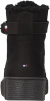 Tommy Hilfiger WARMLINED LACE UP BO Kadın Siyah Bot