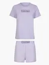 Calvin Klein SHORT SET Kadın Lila Eşofman Takımı