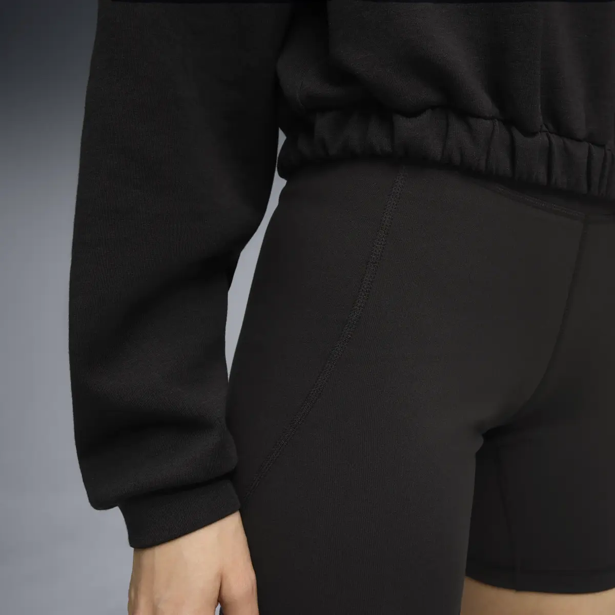 Puma W CLOUDSPUN CREW Siyah Kadın Sweatshirt
