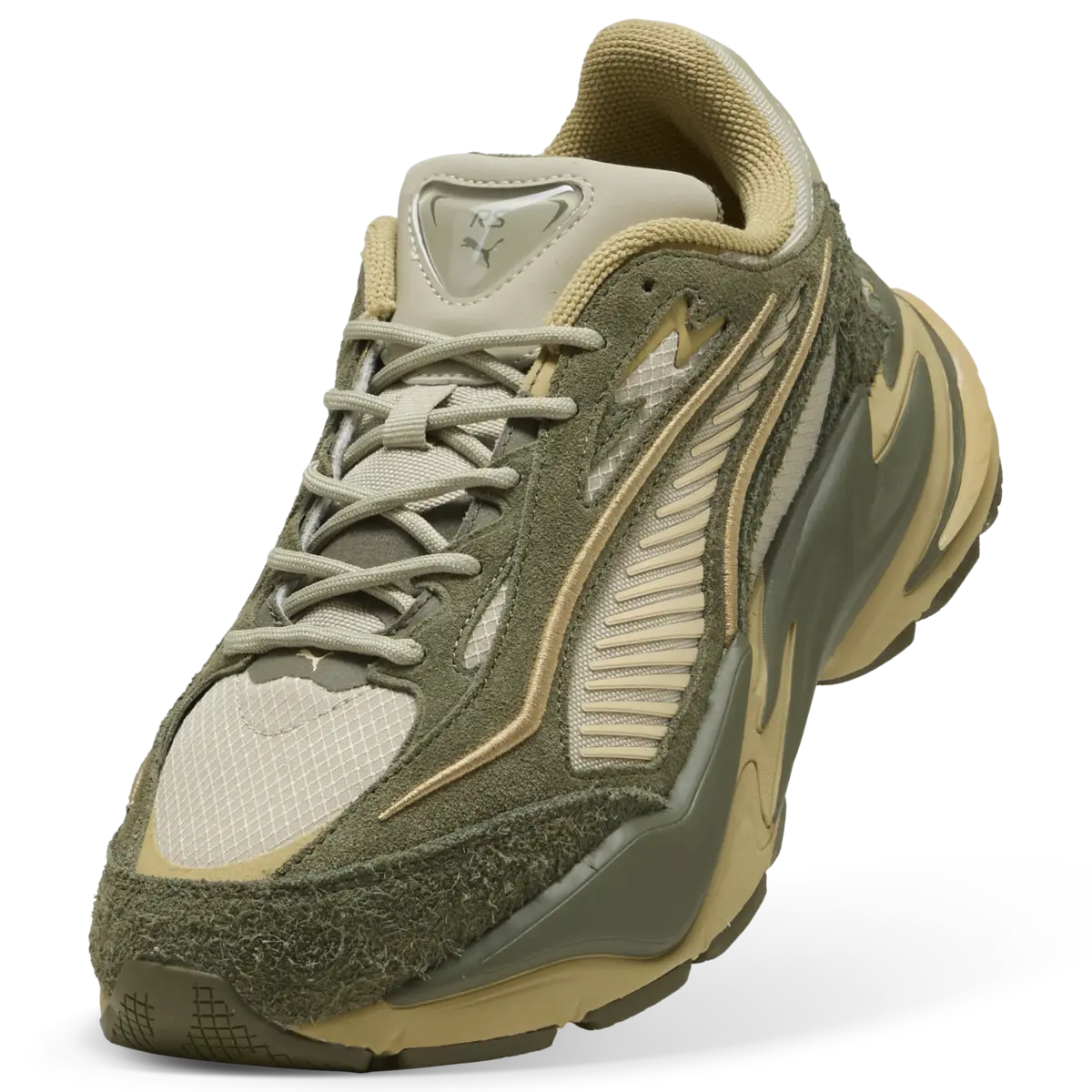 Puma RS Surge Hairy Suede Yeşil Unisex Günlük Spor Ayakkabı