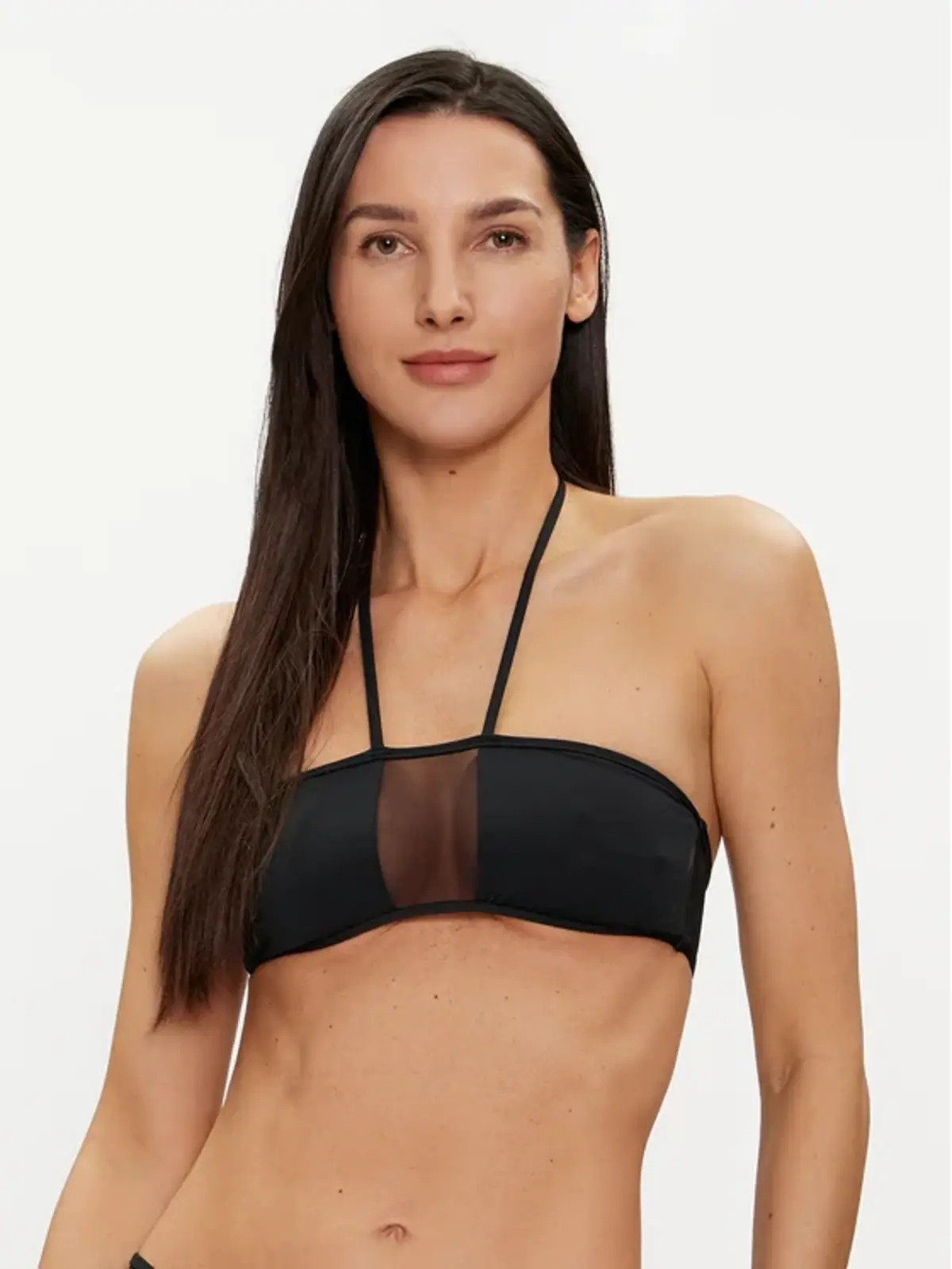 Calvin Klein BANDEAU BRALETTE Siyah Kadın Bikini Üstü