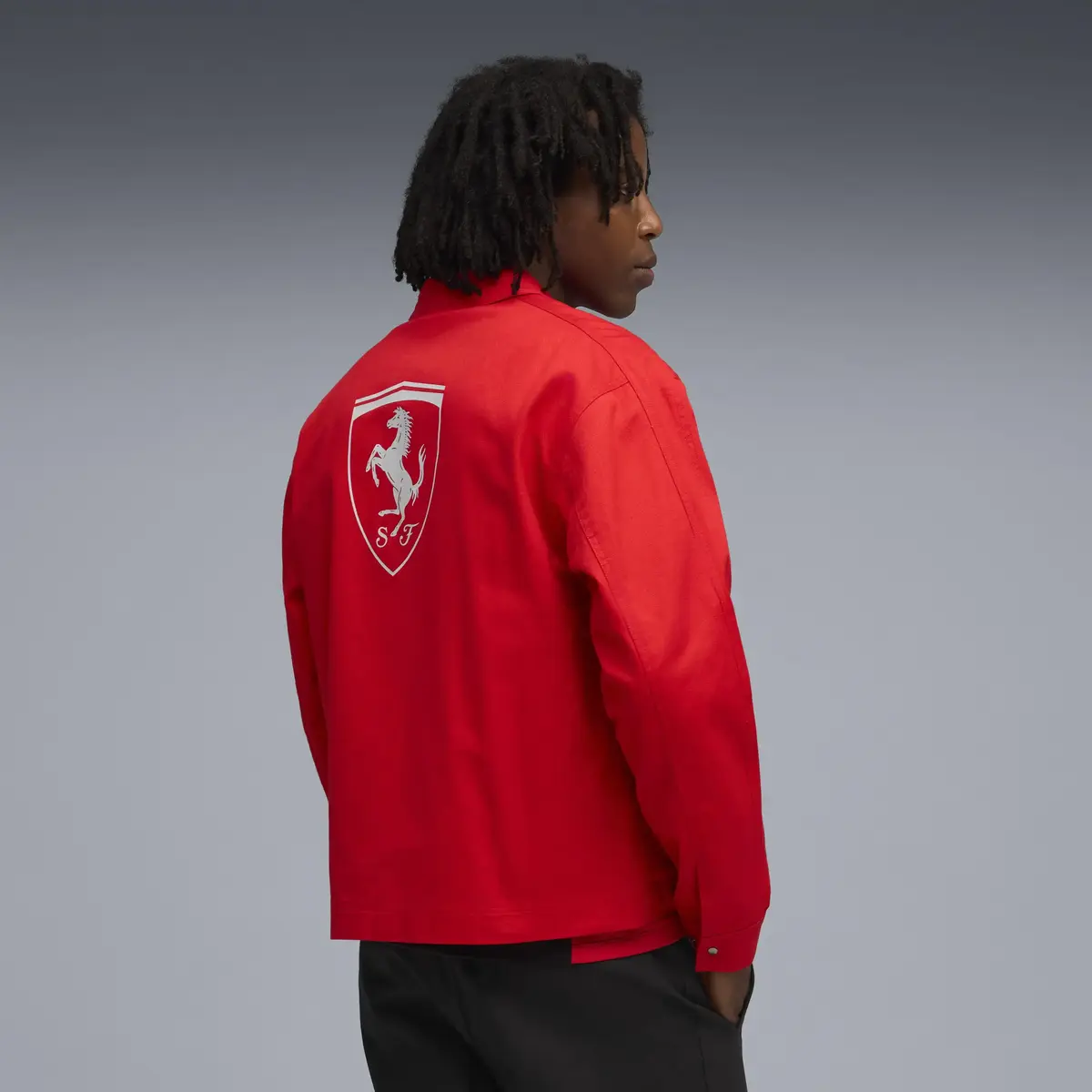 Puma Ferrari Lifestyle Jacket Kırmızı Erkek Fermuarlı Ceket