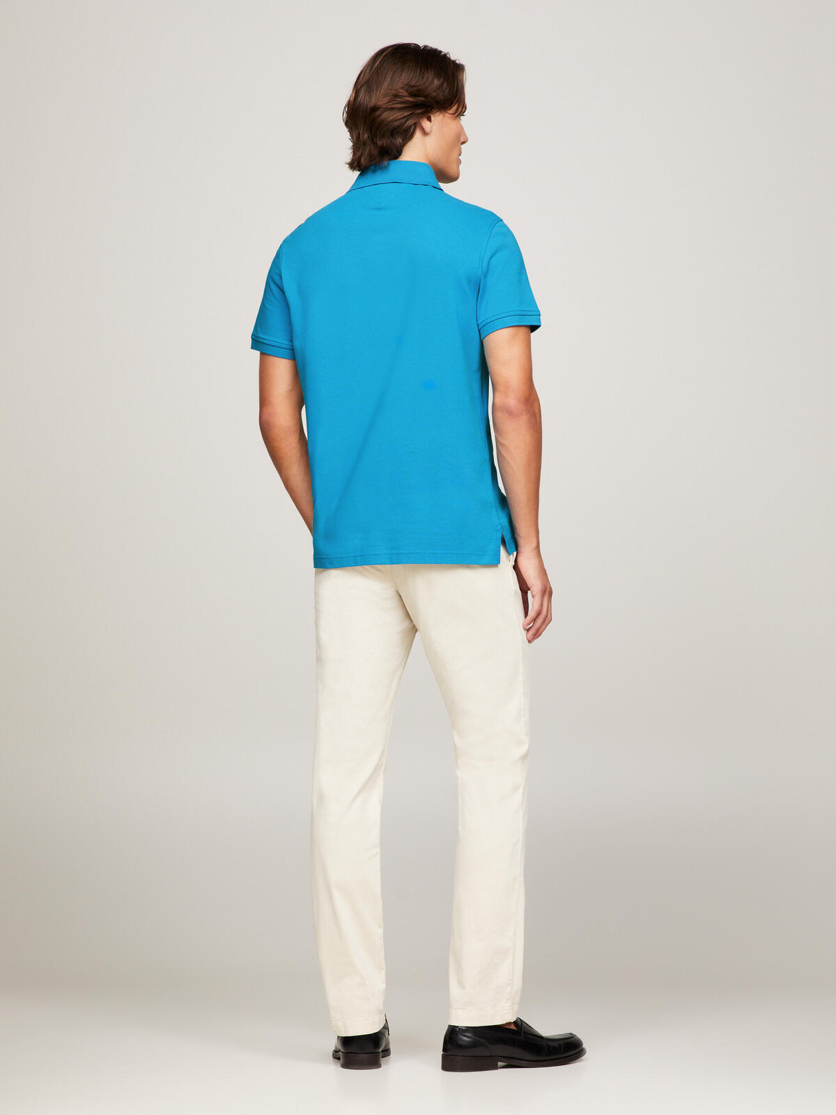 Tommy Hilfiger 1985 REGULAR POLO Erkek Mavi Polo T-Shirt
