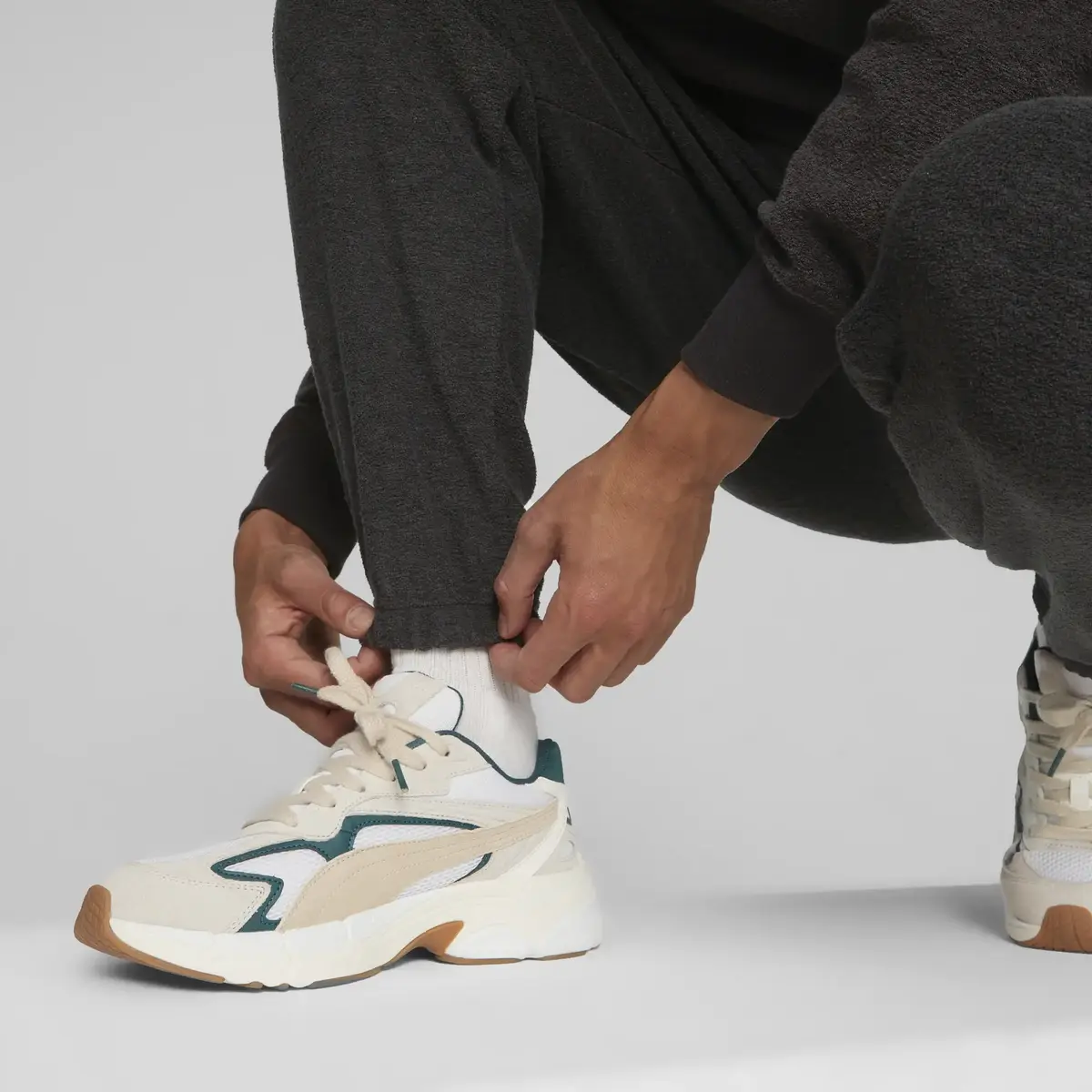 Puma CLASSICS Fleece Sweatpants Siyah Erkek Eşofman Altı