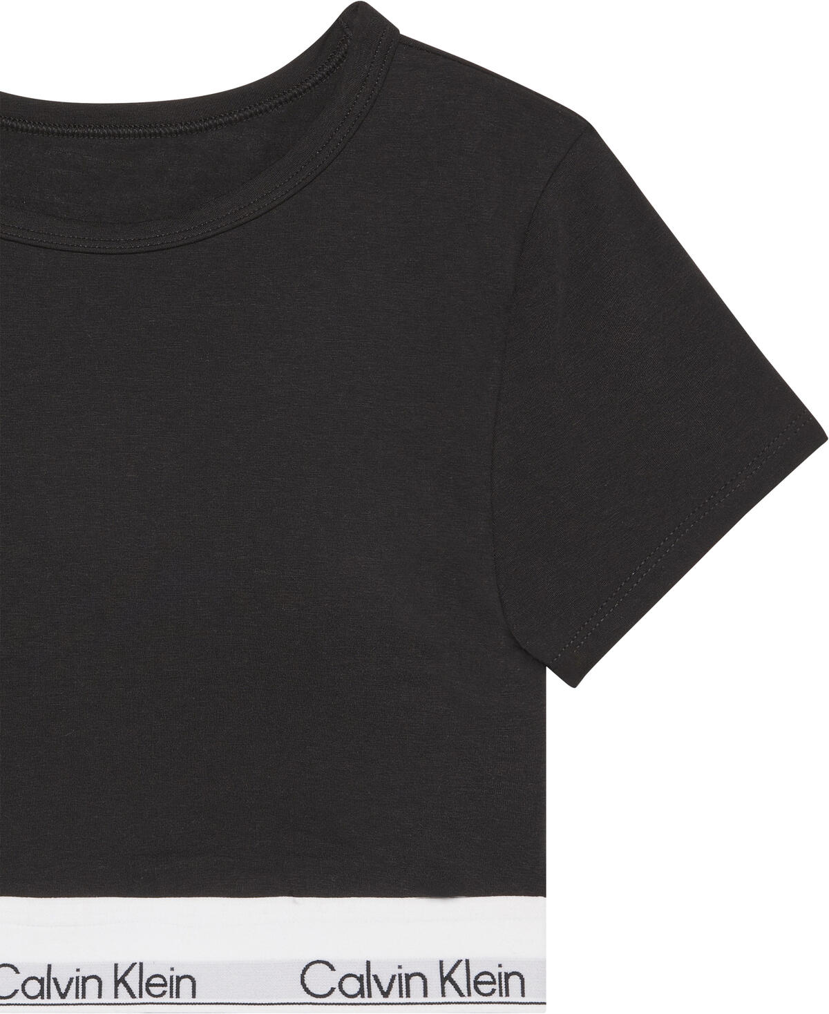 Calvin Klein T-SHIRT BRALETTE Siyah Kadın Bralet