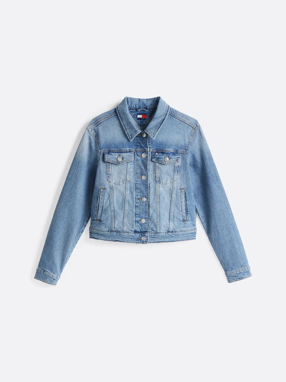 Tommy Hilfiger CLASSIC TRUCKER JACK, 1AB Mavi Kadın Kot Ceket