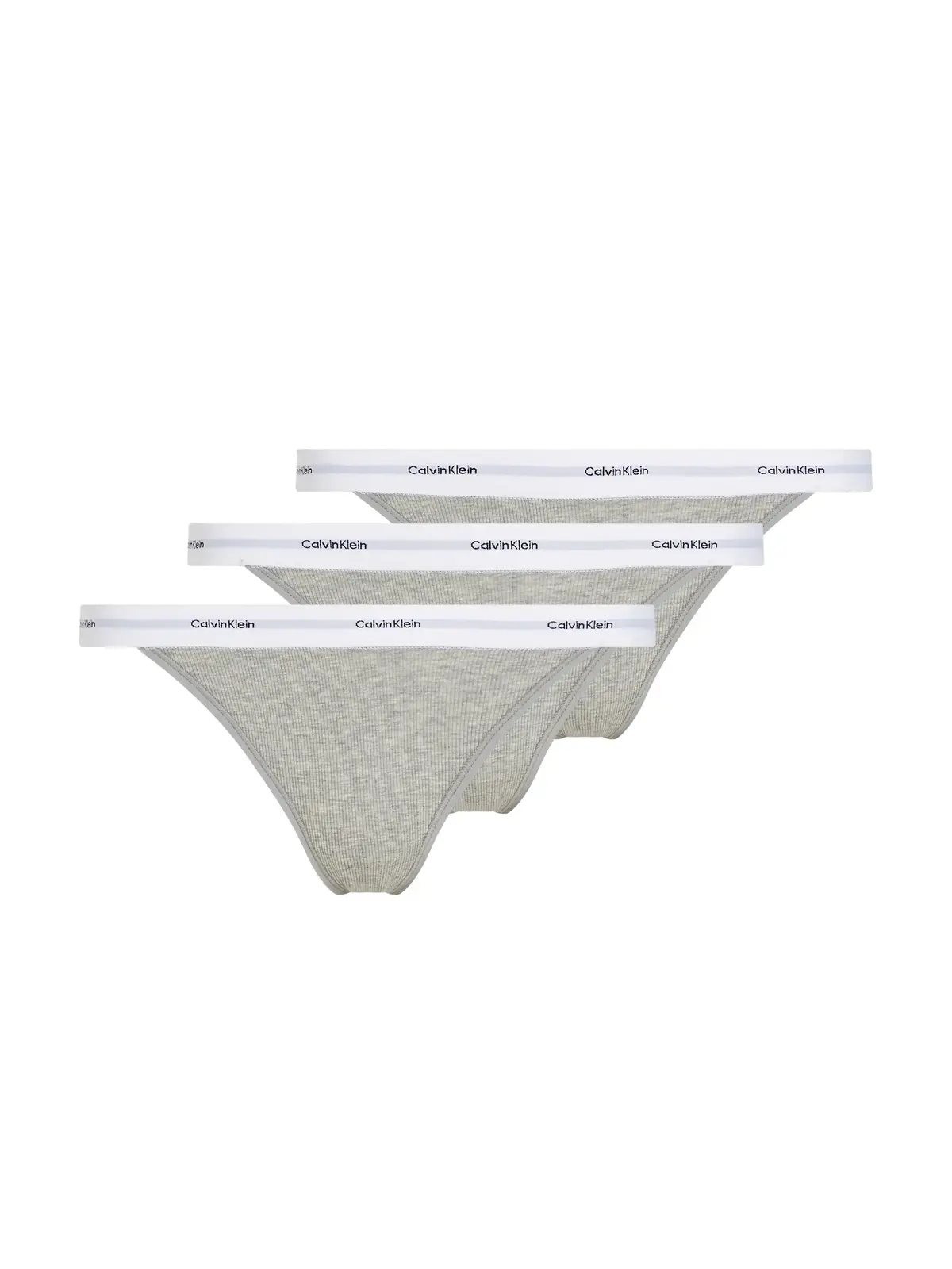Calvin Klein STRING BIKINI 3PK Gri Kadın 3li Külot Set