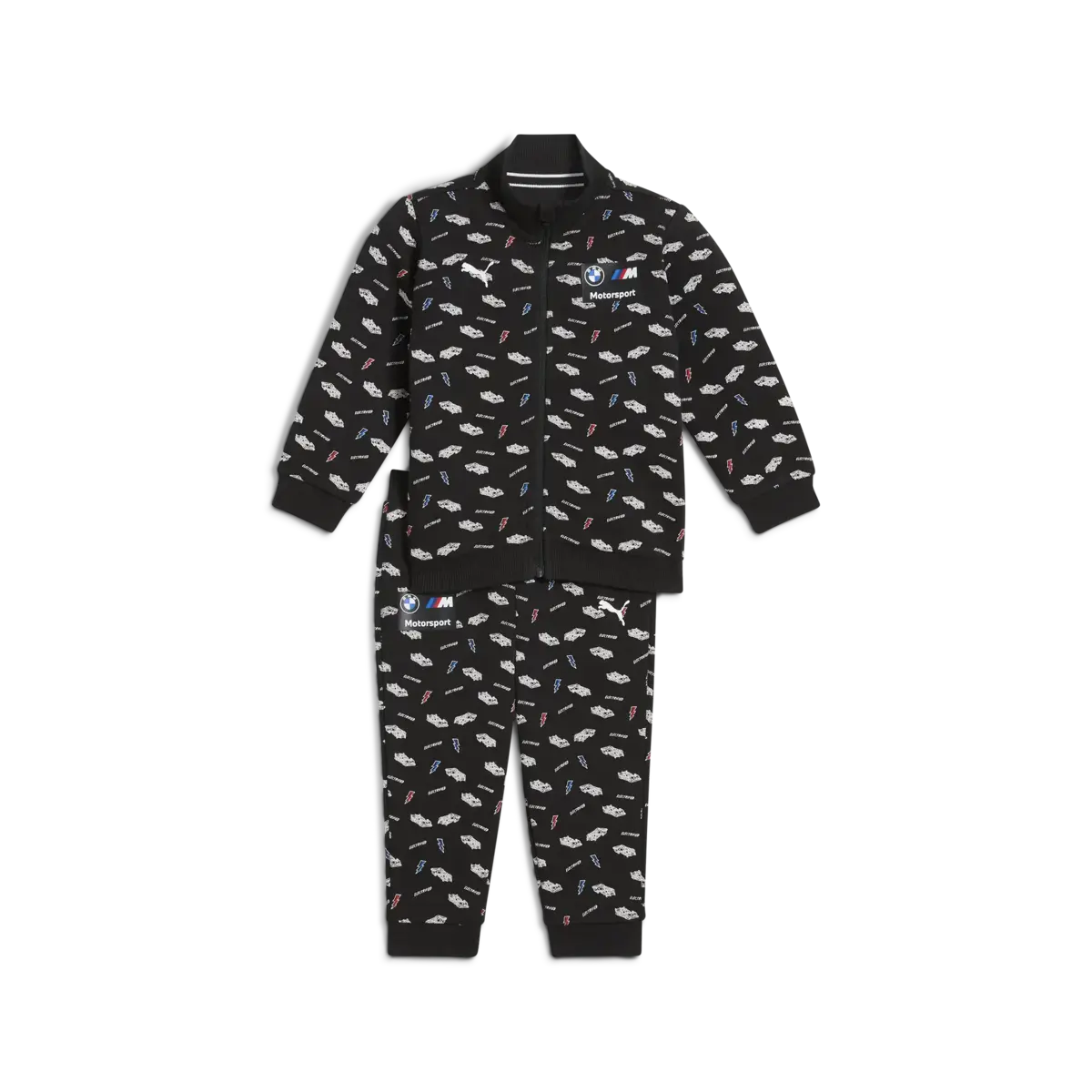 Puma BMW MMS TODDLER AOP JOGGER Siyah Bebek/Çocuk Eşofman Takımı