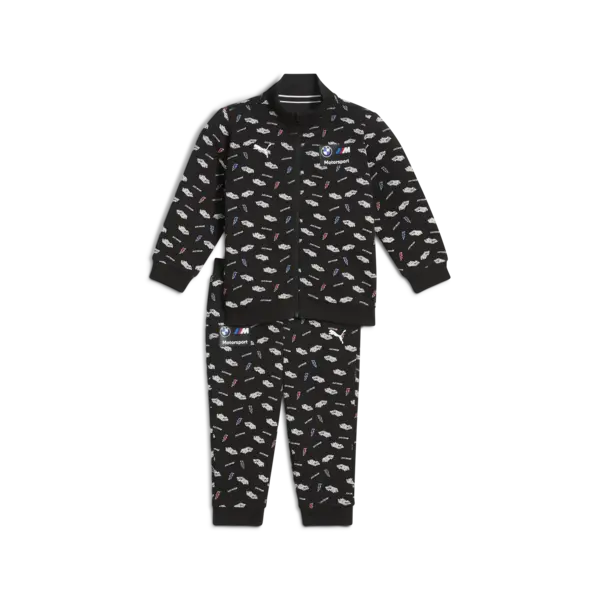 Puma BMW MMS TODDLER AOP JOGGER Siyah Bebek/Çocuk Eşofman Takımı