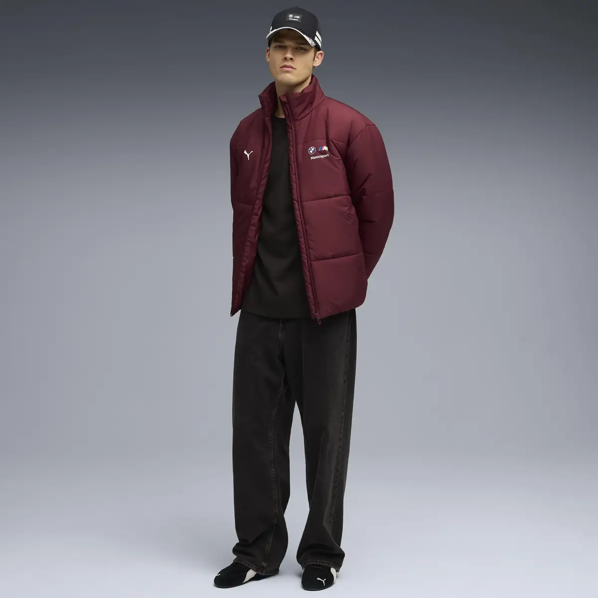 Puma BMW MMS ESS+ PUFFER JACKET Kırmızı Erkek Mont