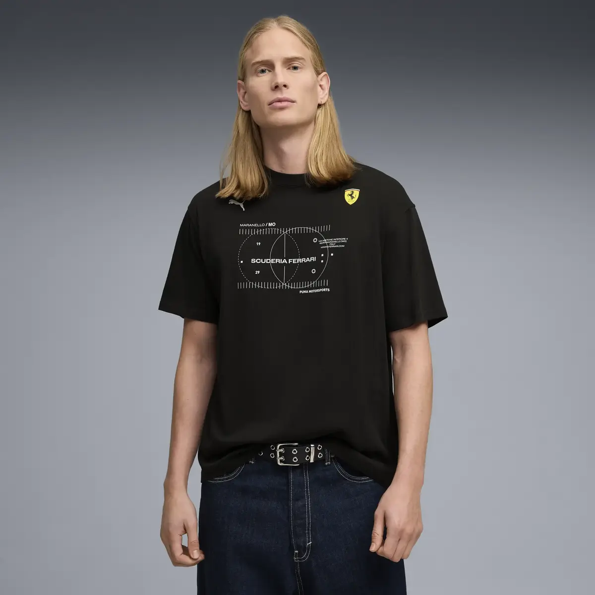 PUMA Ferrari Premium TEE Siyah Erkek T-Shirt