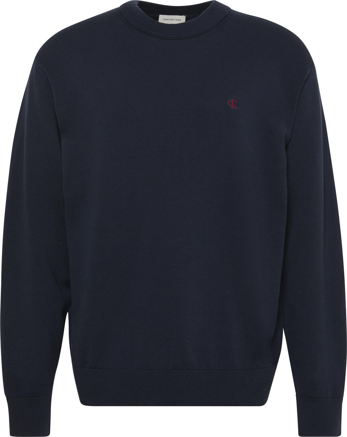 Calvin Klein LS EZ COTTON CREWNK SWEATER 12GG Mavi Erkek Sweatshirt Calvin Klein LS EZ COTTON CREWNK SWEATER 12GG Mavi Erkek Sweatshirt