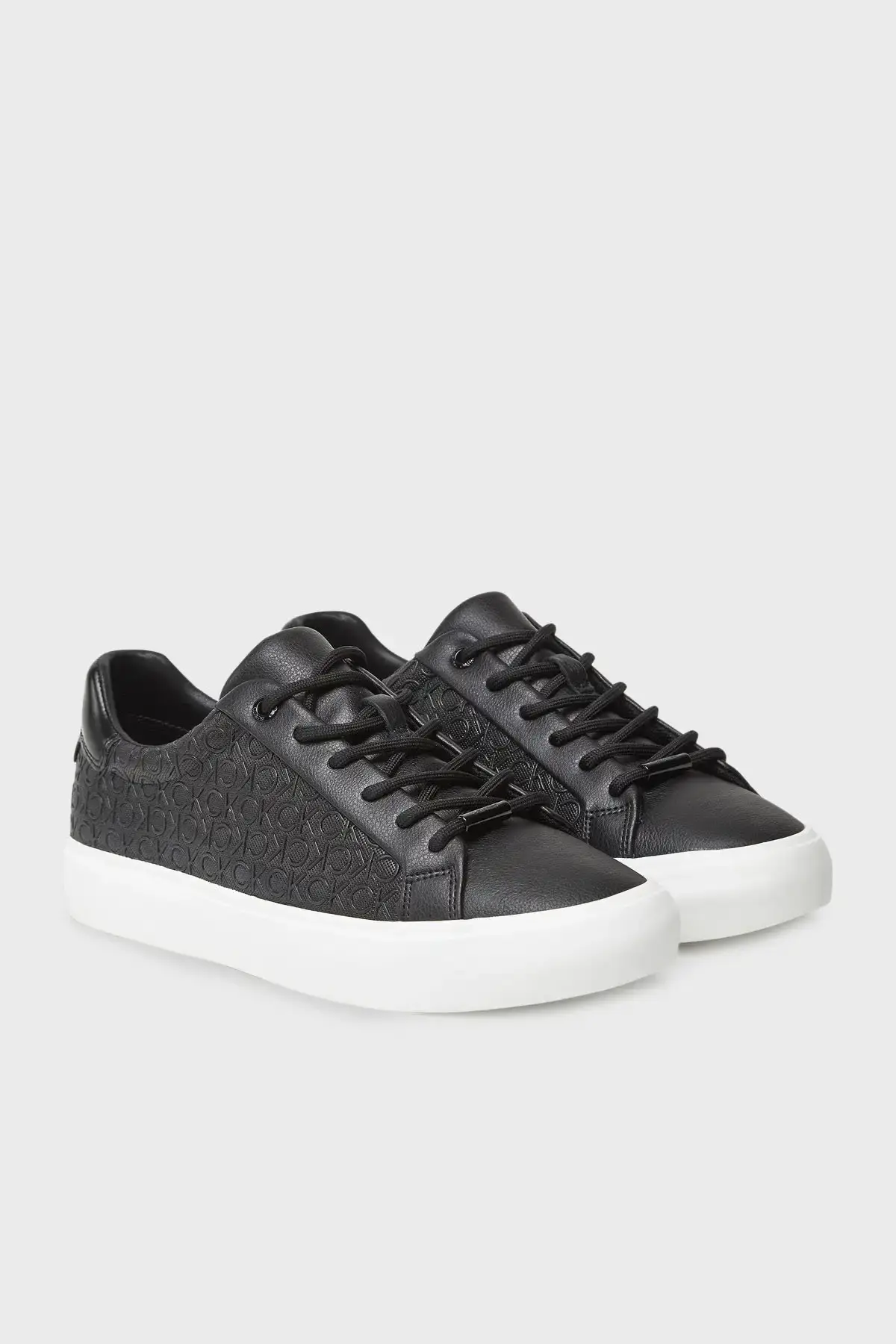 Calvin Klein VULC LACE UP MONO PU Siyah Kadın Günlük Spor Ayakkabı