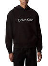 Calvin Klein LS EU STD LOGO 350TE, UB1 Erkek Siyah Hoodie