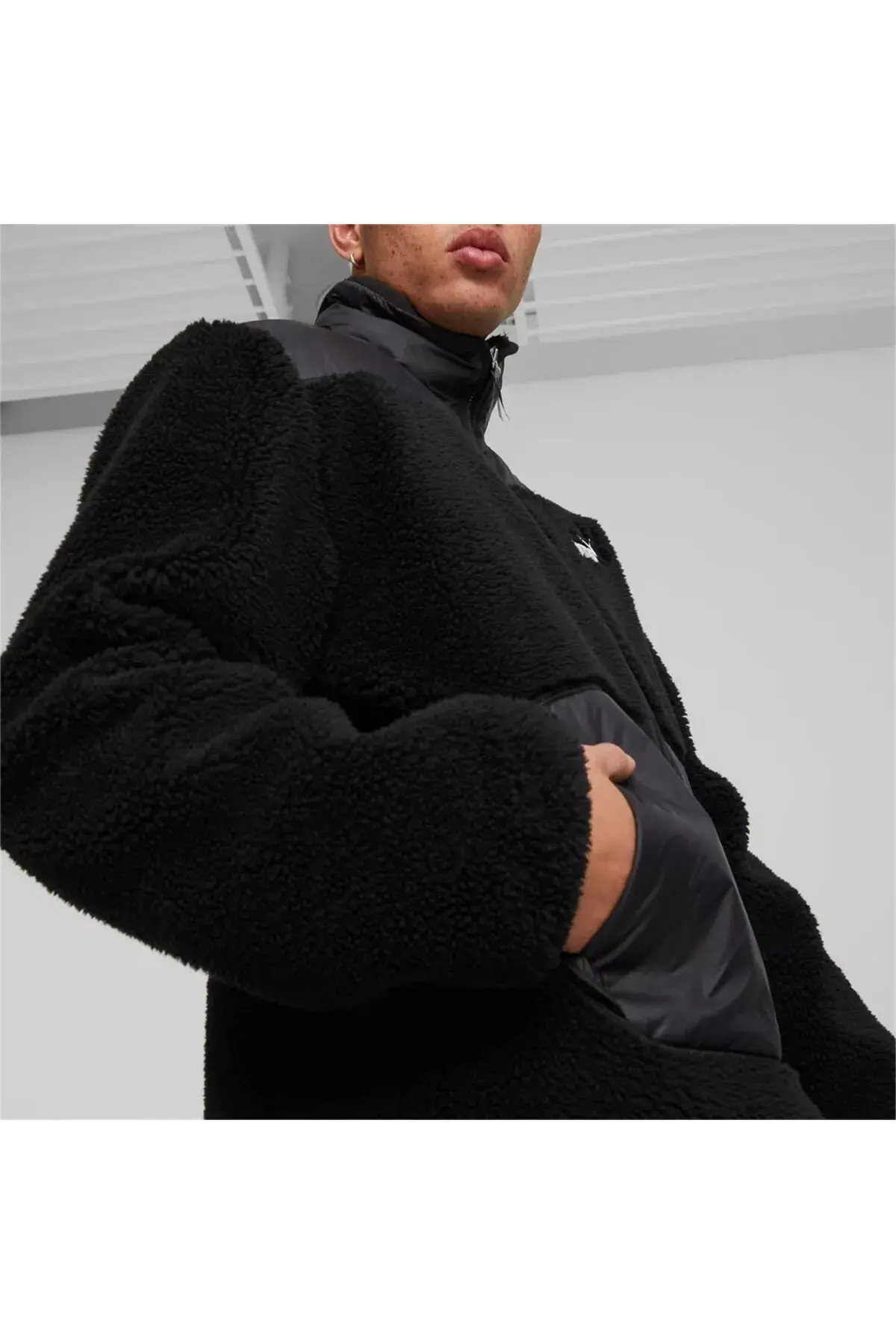 Puma Sherpa Hybrid Jacket Siyah Erkek Ceket