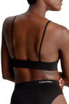 Calvin Klein TRIANGLE Siyah Kadın Bikini Üstü