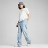 PUMA WARDROBE ESS Graphic Tee Beyaz Kadın T-Shirt