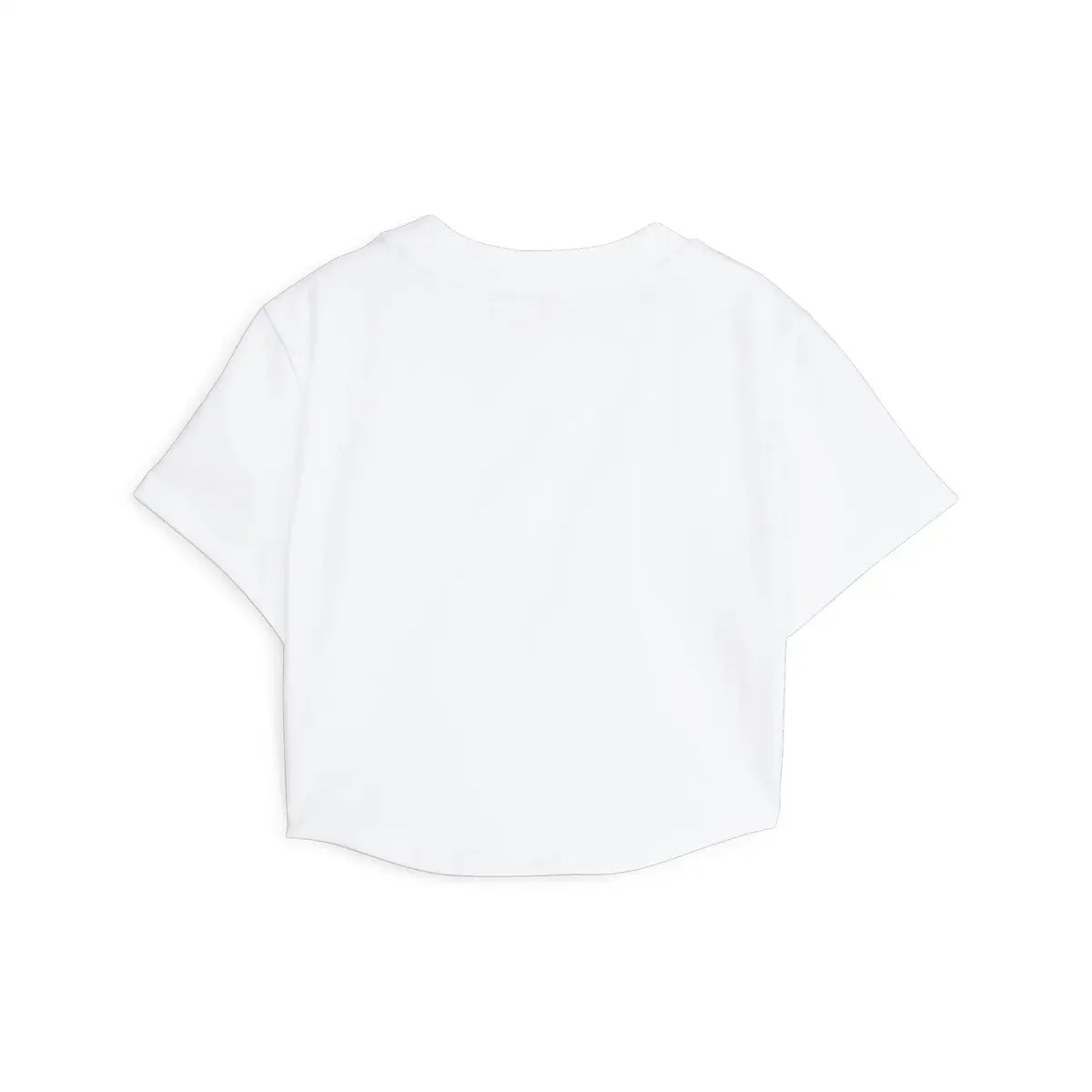 Puma DARE TO Cropped Slim Tee Beyaz Kadın T-Shirt