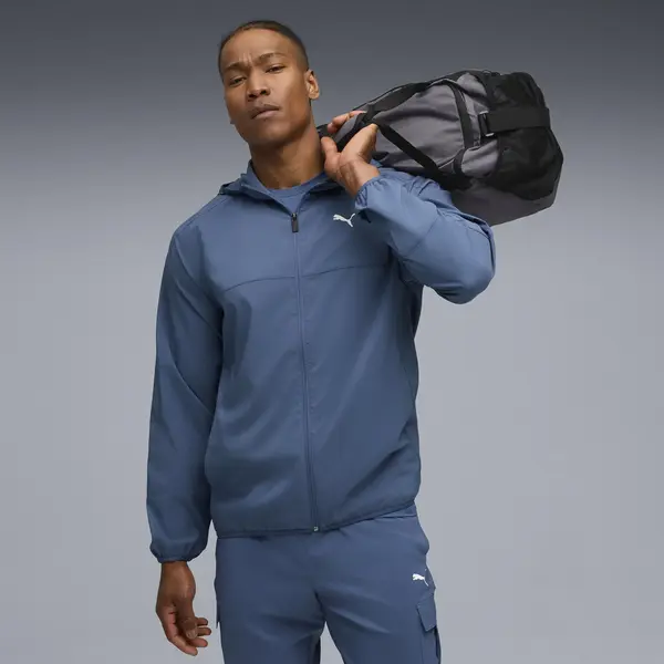 Puma M TAD TECH Woven Full Zip Mavi Erkek Fermuarlı Ceket