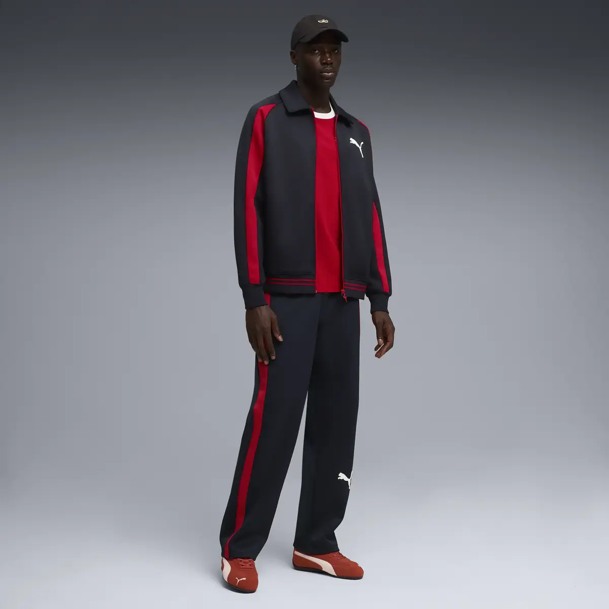 PUMA T7 Relaxed Track Pants Lacivert Erkek Eşofman Altı