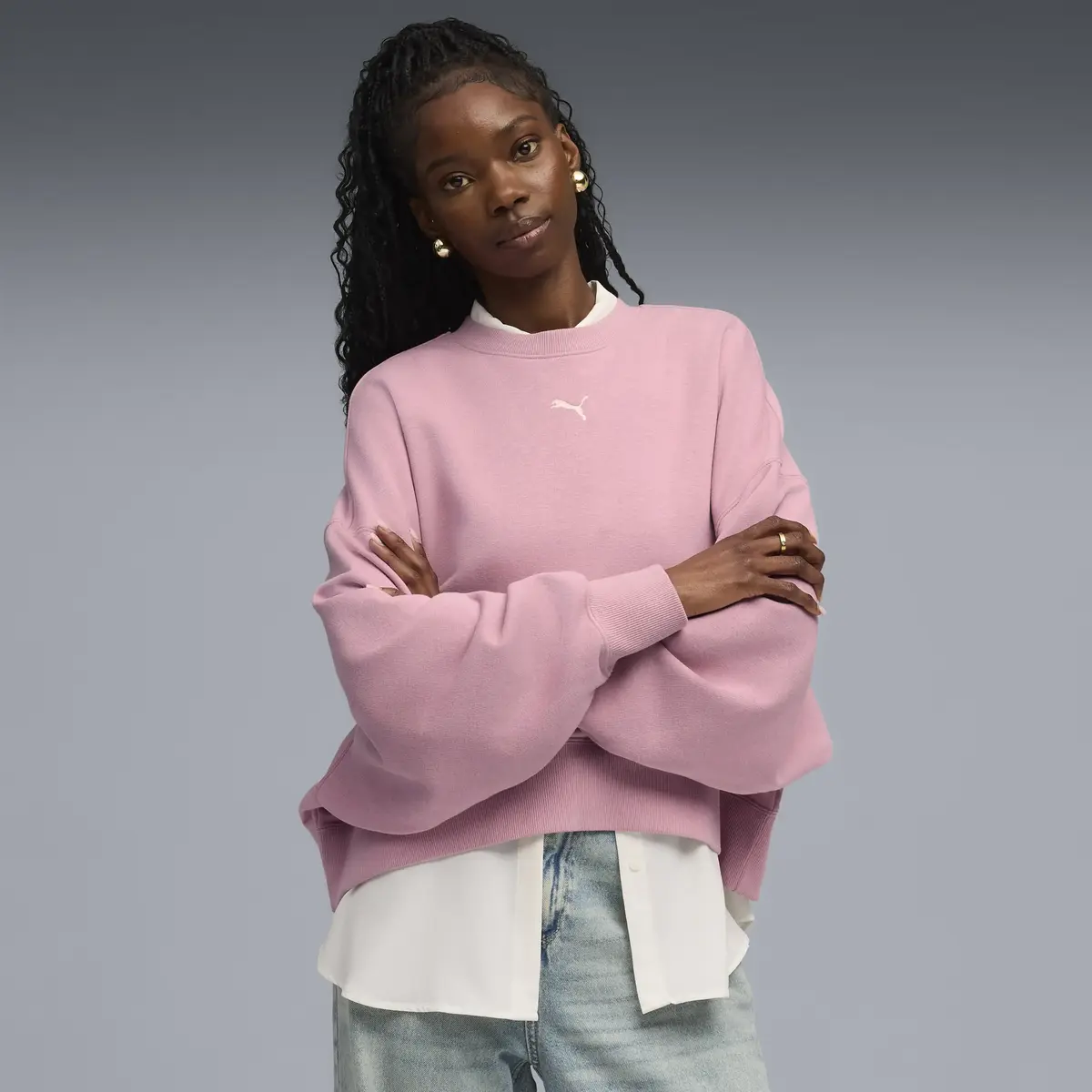 Puma WARDROBE ESS Crew Kadın Eşofman Altı