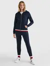 Tommy Hilfiger HERITAGE ZIP-THROUGH Kadın Siyah Hoodie