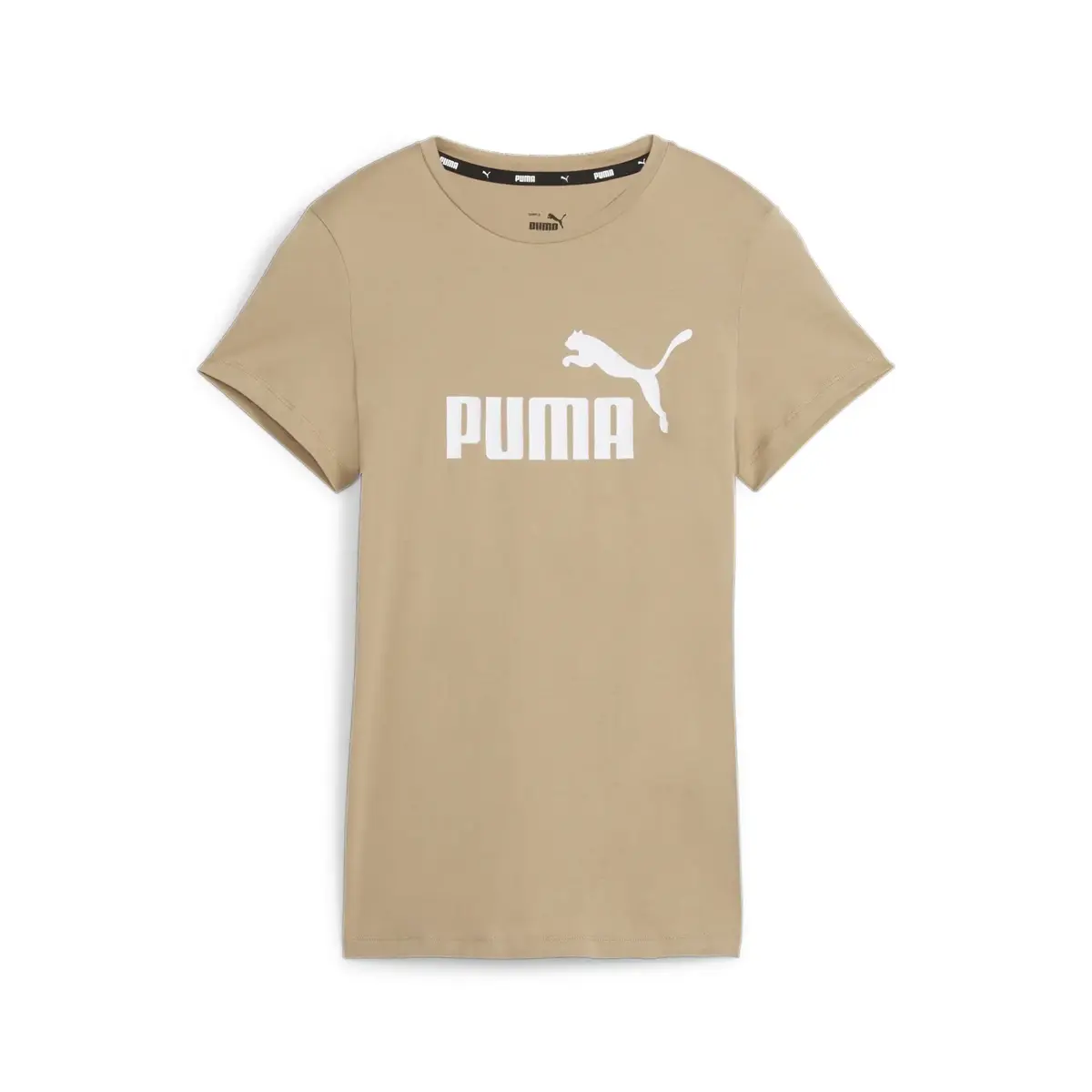 Puma ESS Logo Tee (s) Açık Kahve Kadın T-Shirt