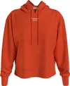 Calvin Klein STACKED LOGO HOODIE Kadın Turuncu Hoodie
