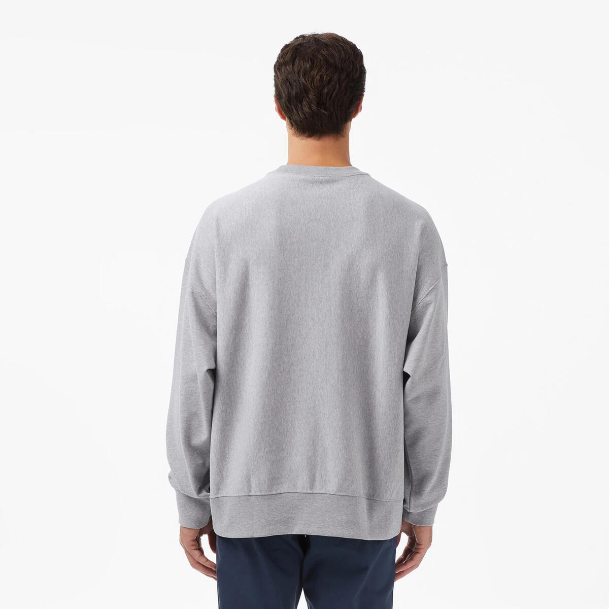 Calvin Klein PREMIUM TERRY CK SPORT GRAPHIC C Gri Erkek Sweatshirt