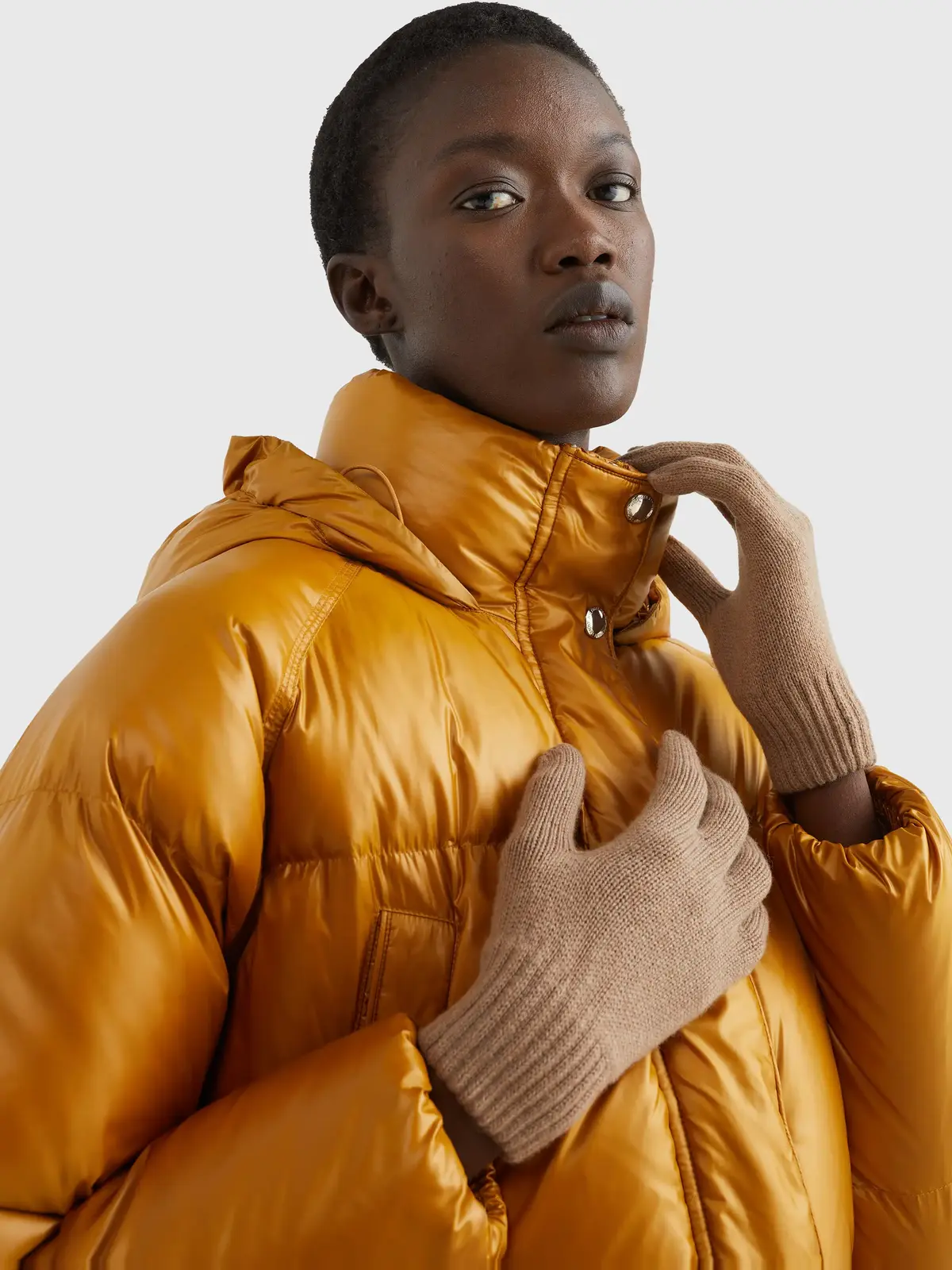 Tommy Hilfiger LUXE CASHMERE GLOVES Kadın Kahverengi Eldiven