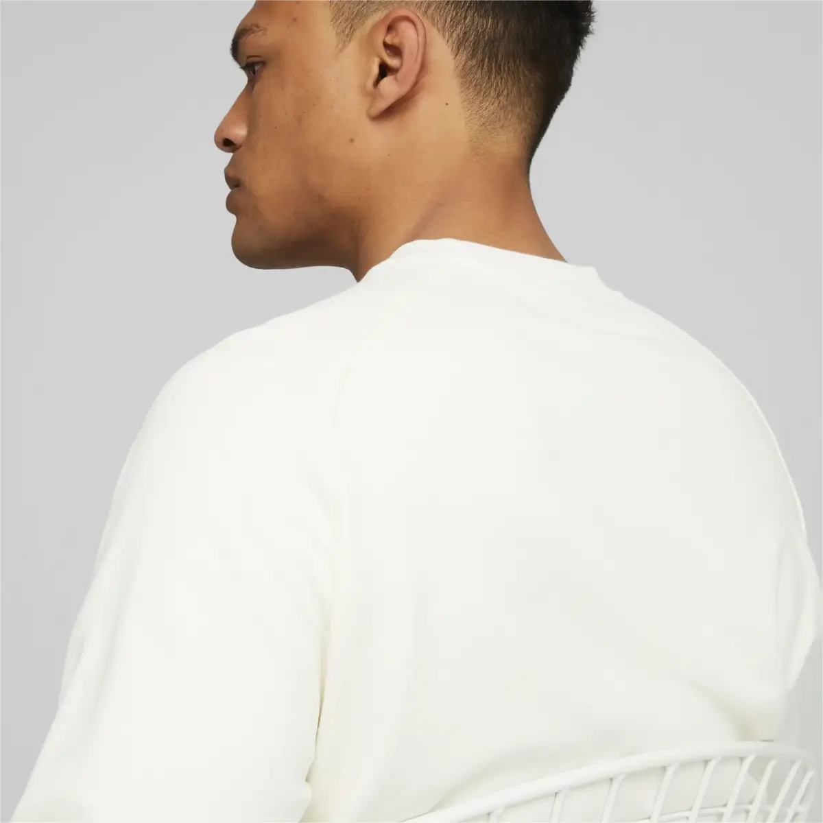 Puma CLASSICS Crew TR Beyaz Erkek Sweatshirt