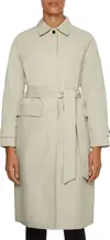 Calvin Klein TECHNICAL TRENCH COA Kadın Krem Trençkot