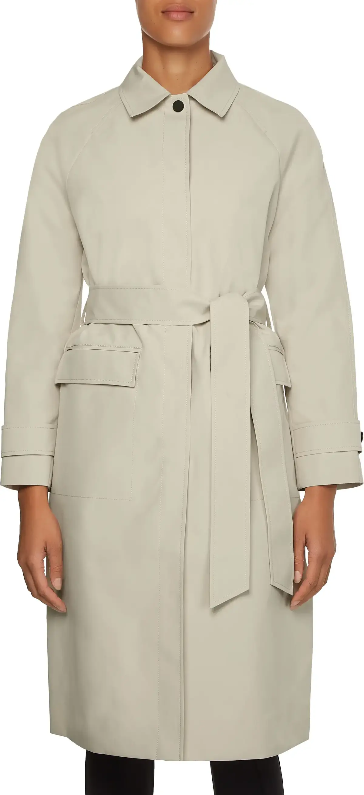 Calvin Klein TECHNICAL TRENCH COA Kadın Krem Trençkot