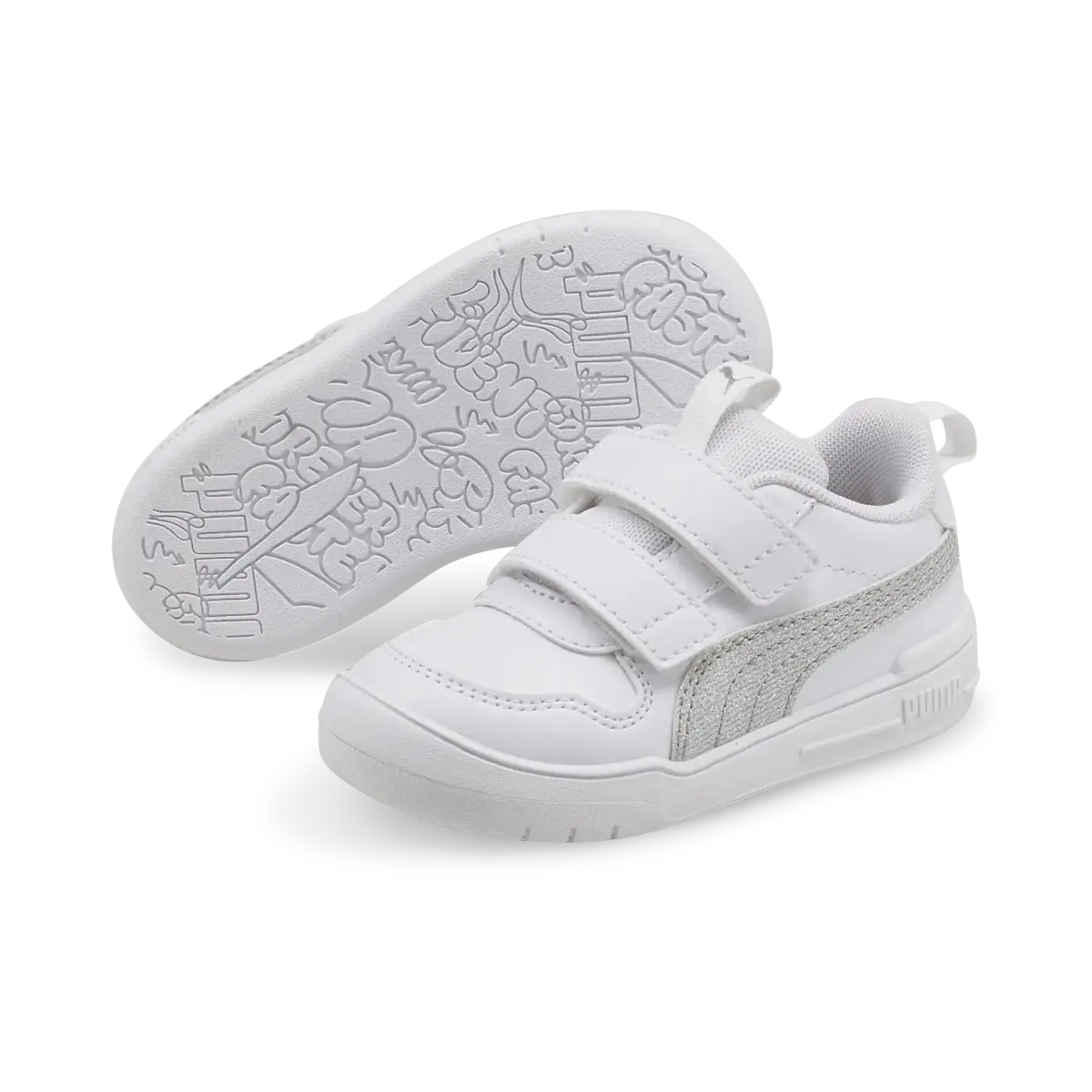 Puma Multiflex Glitz V Inf Beyaz Kız Bebek Spor Ayakkabı