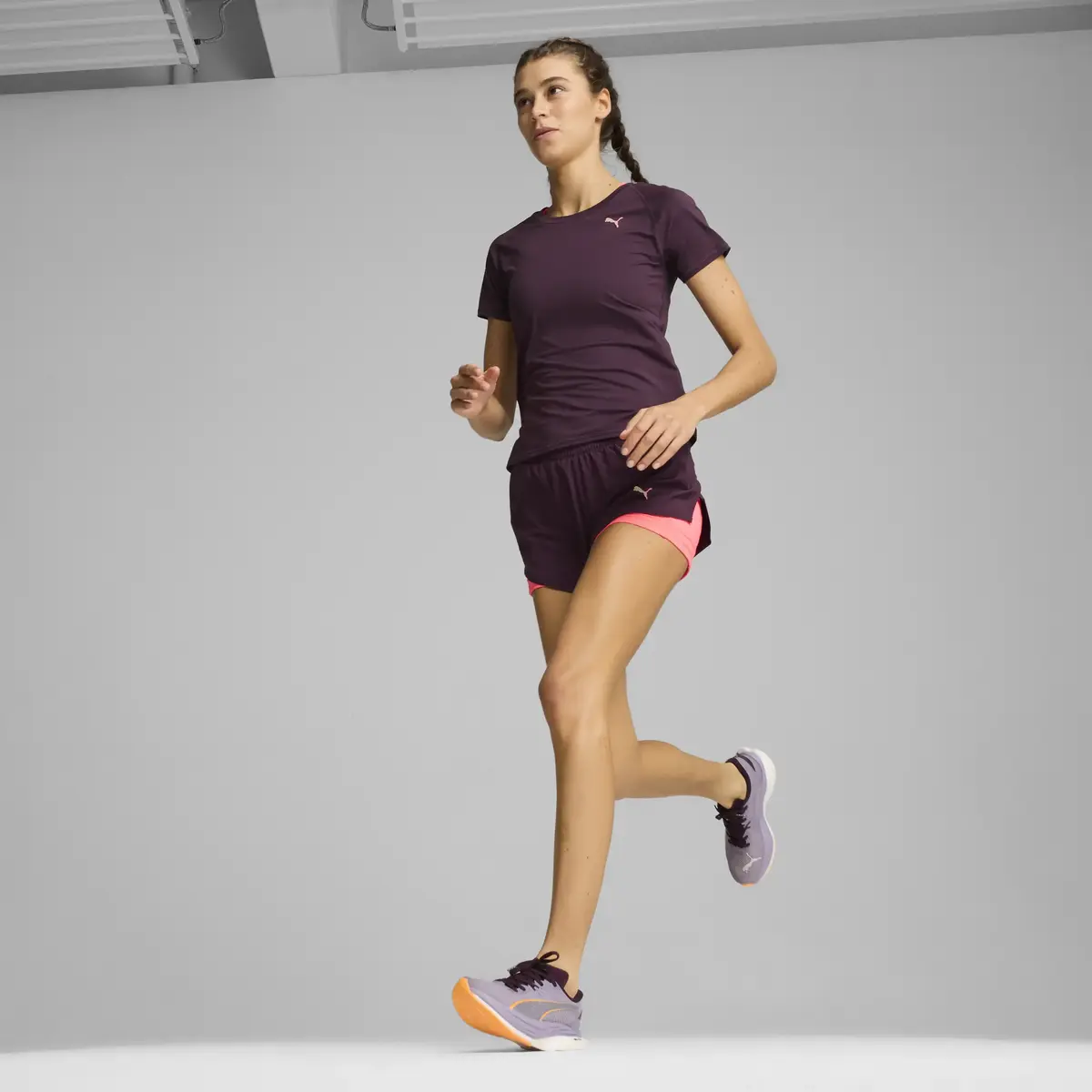 Puma Deviate NITROTM3 Wns Mor Kadın Spor Ayakkabı