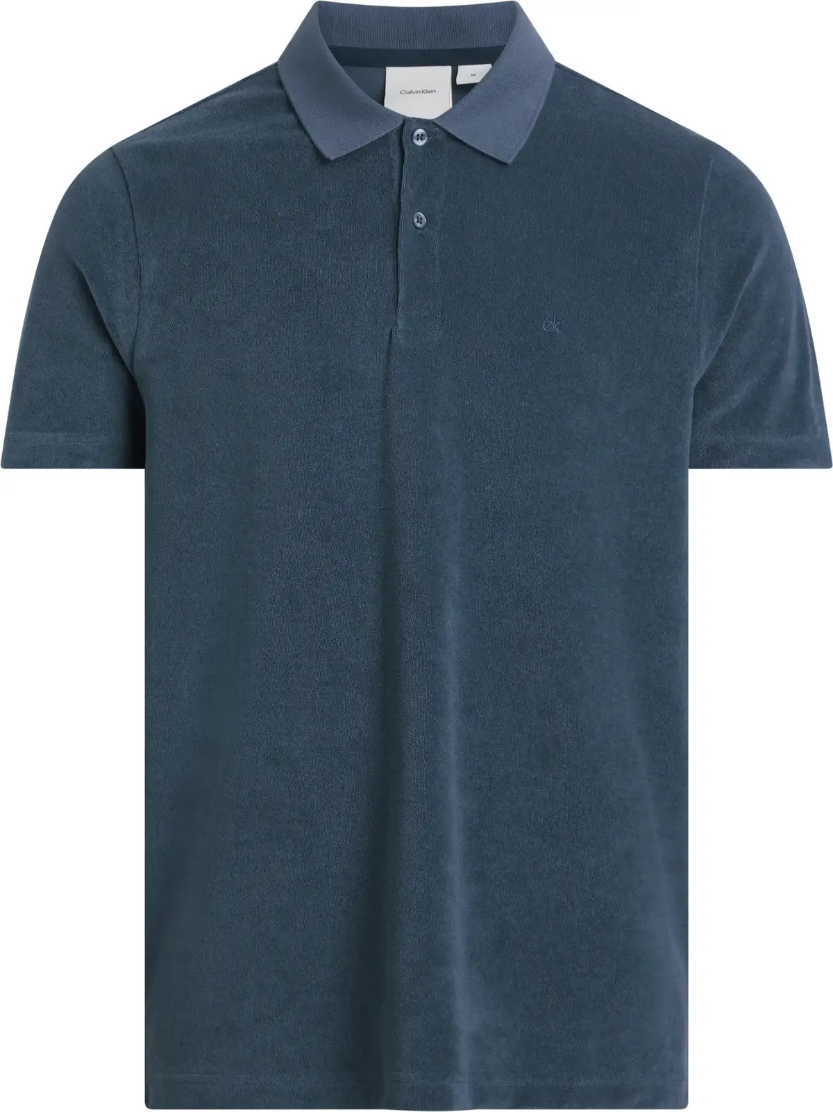 Calvin Klein TOWELLING POLO, D0D Mavi Erkek T-Shirt & Polo