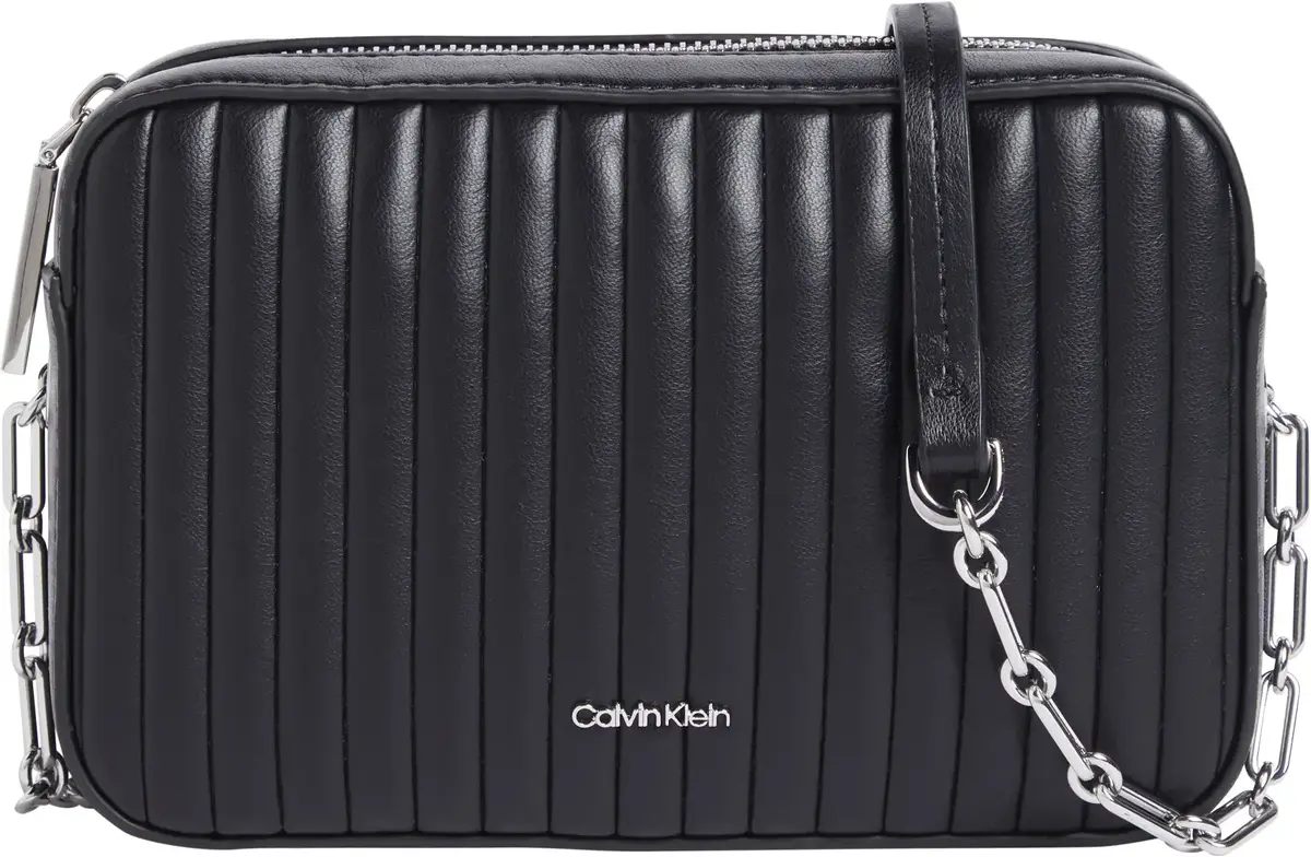 Calvin Klein MINI LINE QUILT CAME, BEH Siyah Kadın Çanta